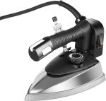 1200W Industrial Steam Iron with Dry & Steam Function – 5-Temp Settings, 0.79Gal Water Tank, Anti-Scald Plate for Garment Factories, Clothing Shops, Dry Cleaners and Hotels - Image 2