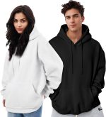 JMIERR Mens Casual Cotton Hooded Collar Drawstring Hoodies Pullover Sweatshirts Casual Long Sleeve Shirts - Image 4
