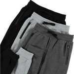 PURE CHAMP 3Pk Boys Sweatpants Fleece Athletic Workout Kids Clothes Boys Joggers with Zipper Pocket and Drawstring Size 4-20 - Image 3