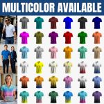 Custom Golf Polo Shirts for Unisex Adult, Design Your Own Golf Jersey Personalized Gifts 4 Sides Printed - Image 3