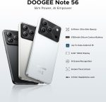 DOOGEE Note 56 Unlocked Phones, Latest Android 16 OS Cell Phone 6150mAh Battery, 24GB+64GB/TF 2TB Expand Octa-Core, 6.56" 90Hz HD+ Display, 8MP+5MP AI Camera, Face Unlock, 4G Dual SIM Card Smart Phone - Image 3
