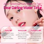 ETUDE Dear Darling Water Tint - Cherry Ade (9g) | Vivid Color Lip Stain with Moisturizing Weightless & Non-sticky Finish Lip Stain | Smudge-proof Lip Tint | Korean Makeup, Kbeauty - Image 3