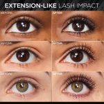 L'Oreal Paris Extensionist Mascara, Lengthening, Volumizing, and Curling Formula For a Lash Extension Eye Makeup Look, Washable True Brown - Image 3