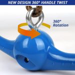 Ninja-Twister Swing Spins Set: Slackline Attachments - 360° Handle Twist-Spin Flips Toy Activate Ninja Powers Warrior Accessories Kids Hang Toys for Playground Backyard Blue - Image 3