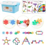 TOMYOU 200 Pieces Building Blocks Kids STEM Toys Educational Discs Sets Interlocking Solid Plastic for Preschool Boys and Girls Aged 3+, Safe Material Creativity - Image 4