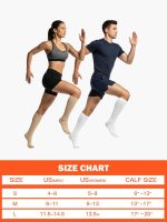 Compression Toe Socks for Men and Women 15mmHg，Support Stockings - Image 3