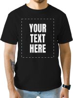 GotPrint Custom Shirt for Men, Women, Add Your Own Text Personalized T Shirts, Customizable Shirt Front/Back Soft Graphic Tee - Image 3