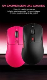 DAREU AE7 Pro Wireless Gaming Mouse with Charging Dock, 62g Right-Handed Mouse, 30K DPI Custom P3950 Sensor, 8 kHz Polling, Tri-Mode connectivity,6 Programmable Buttons - Image 3