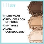 Maybelline Fit Me Matte + Poreless Pressed Face Powder Makeup & Setting Powder, Mocha, 1 Count - Image 3