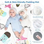 Baby Play Mat Tummy Time Mat with Exclusive Foldable Design, Stage-Based Skill Development Activity Gym, Machine Washable Baby Play Mats for Floor with Gift Package (Zebra) - Image 4