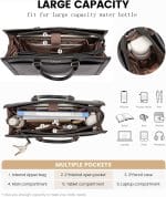 LOVEVOOK Laptop Tote Bag for Women, Office Work Bag Briefcase fit for 15.6 inch Laptop, Large Capacity Teacher Bag Handbag - Image 3