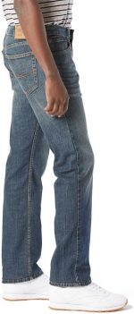 Levi Strauss Signature Gold Men's Relaxed Fit Flex Jean Pants - Image 3