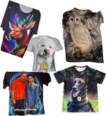 Custom T Shirt, Customized Photo&Text T Shirts, Design Your Own Shirt for Men and Women Multicolor - Image 3