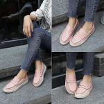 KORDAL Women's Comfortable Classic Penny Loafers Leather Sneakers Casual Slip On Dress Shoes Office Work Everyday Walking Flats Driving Shoes for Women - Image 6