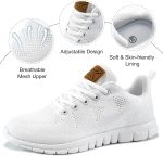FUDYNMALC Womens Sneakers Tennis Shoes: Fashion Lightweight Non Slip Footwear for Running Walking Casual - Image 4