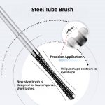 Waterproof Steel Tube Brush Mascara for Lower/Thin/Short Eyelashes, Long Lasting, No Flaking, No Clumping - Image 3