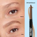 Revlon ColorStay Eyebrow Pencil with Spoolie Brush, Waterproof, Hair-Like Strokes, Stocking Stuffer for Her, 210 Soft Brown, 0.021 oz - Image 3