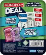 Monopoly Deal Card Game in Collectible Storage Tin | Ages 8+ | 2-5 Players | 15 Mins. | Fun Family Games for Kids, Teens, and Adults | Travel Games - Image 3