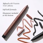 LAURA GELLER NEW YORK Kajal Longwear Kohl Eyeliner Pencil - Smoky Taupe Kohl - Caffeine and Vitamin E - Smooth & Blendable Liner - Built-In Sharpener - Image 4