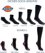 Dickies Men's Dri-tech Moisture Control Mid-Crew Socks (6 Pairs) - Image 4