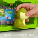 Fisher-Price Little People Toddler Toy Forest Friends Carry Case Playset with Animal Figures for Pretend Play Kids Ages 1+ Years - Image 3
