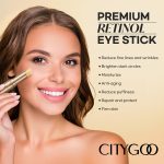 CITYGOO Retinol Eye Stick With Collagen, Hyaluronic Acid For Dark Circle, Under Eye Cream Anti Aging, For Puffiness and Bags Reduces Fine Lines (Retinol Eye Stick, 1pcs) - Image 3
