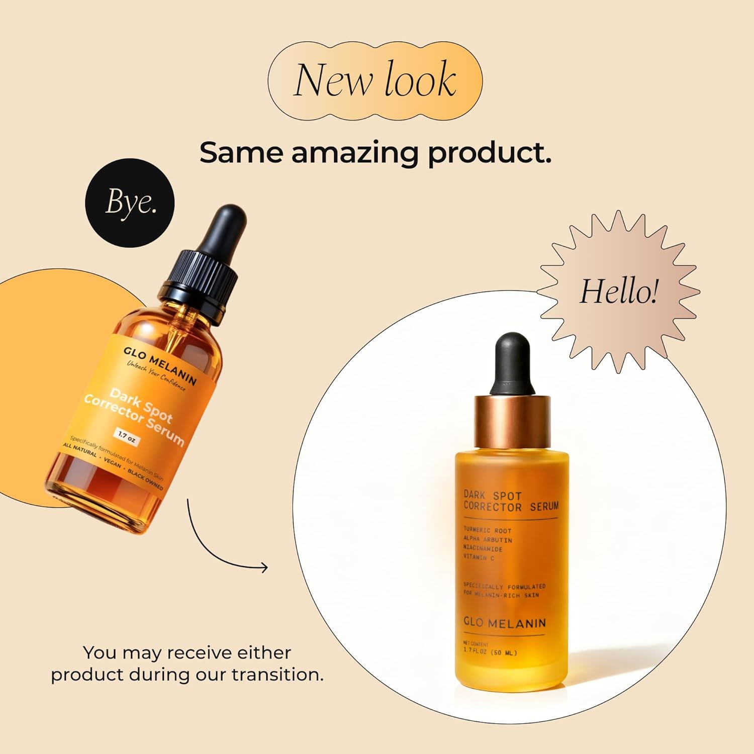 Glo Melanin Dark Spot Remover for Face - Dark Spot Corrector Serum with Vitamin C - Reduces Discoloration and Hyperpigmentation - Image 9