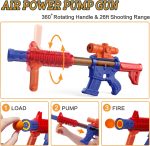 Marlrin Shooting Games Toys for Age 5 6 7 8 9 10+ Year Old Boys, Kids Toy Sports & Outdoor Game with Moving Shooting Target & 2 Popper Air Toy Guns & 24 Foam Balls, Gifts for Boys and Girls - Image 4