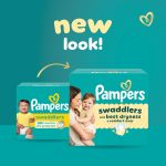 Pampers Swaddlers Diapers, Size 1 (8-14 lbs), 198 Count, Absorbent, Keeps Baby Dry and Comfortable, Skin Safe Disposable Baby Diaper (Packaging May Vary) - Image 3