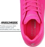 Skechers Women's Uno-Night Shades Sneaker – Air-Cooled Memory Foam, Skech-Air Midsole, Durabuck Upper - Image 4