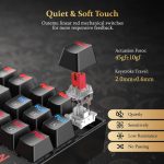 Redragon K552 Mechanical Gaming Keyboard, 87-Key Compact, LED Gaming Keyboard with Red Switches, Anti-Ghosting, Metal Frame for PC Gaming & Typing, Beginner-Friendly (Black) - Image 4