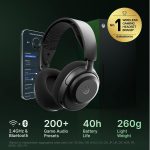 SteelSeries Arctis Nova 3X Wireless Multi-Platform Gaming Headset — Mobile App Control — 40 HR Battery — Neodymium Magnetic Drivers — 2.4GHz/Bluetooth — Xbox, PS5, PC, Switch, Mobile — Black - Image 3