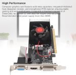 PUSOKEI GT220 Graphics Card, 1GB DDR3 64bit 500MHz PCIe 2.0 Gaming Graphics Card with Cooling Fan, for PC VGA DVI Outport,DirectX 11, Video Cards for PCs - Image 4