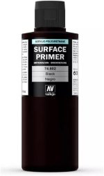 Vallejo - Surface Primer Color | Black Acrylic Primer 200 ml (6.76 fl.oz.) | Matte Finish and Fast Drying | Perfect for Airbrushing and Great Adhesion to Figurines and Scale Models - Image 3