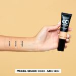 Palladio Full-Coverage Color Correction CC Cream, Oil-Free with Peptides & Vitamin C, Best for Correcting Redness and Uneven Skin Tone, Buildable Foundation Coverage (Med 30N) - Image 4