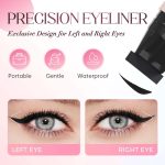 Rotating Eyeliner Stamp Pen, 2026 New Rotating Waterproof Winged Eyeliner Stamp Pen, Smudge Proof Eye Liner Tool (Brown) - Image 3