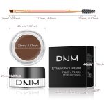 2Pcs Brow Pomade Set with Dual-ended Eyebrow Brush, High pigment Water proof Natural finish Eyebrow Makeup Set with Eyebrow Brush for Women and Girls（08#） - Image 3