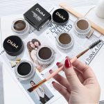 2Pcs Brow Pomade Set with Dual-ended Eyebrow Brush, High pigment Water proof Natural finish Eyebrow Makeup Set with Eyebrow Brush for Women and Girls（08#） - Image 4
