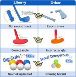 Liberry Toddler Golf Set, Upgraded Kids Golf Cart with Unique Shoulder Strap Design, Indoor and Outdoor Sports Toys Christmas Gift for Boys Girls 1 2 3 4 5 Years Old - Image 3