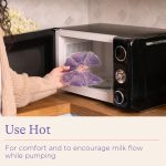 Lansinoh Breast Therapy Packs, Hot and Cold Breast-Pads with 2 Soft Covers, Postpartum Essentials for Nipple Pain Relief, Mastitis, Engorgement, Support for Breastfeeding and Pump Aid, 2 Pack - Image 4