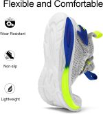 RUNSIDE Boys Girls Sneakers, Lace up Kids Tennis Shoes for Walking/Running Lightweight Breathable Gym Shoes Outdoor, Little Kid/Big Kid - Image 4
