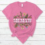 IZI POD Custom Grandma Mimi Mom Shirt Kid Name, Personalized Shirt for Women, Mimi Shirt for Grandma, Nana, Gigi, Granny - Image 4
