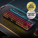 SteelSeries New Apex 9 TKL – HotSwap Optical Mini Keyboard – TKL Esports Design – Optical Switches – RGB Customization – Aluminum Alloy Frame – Double Shot PBT Keycaps - Image 3