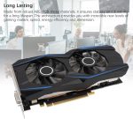 Asixxsix 4GB GDDR5 Graphics Card, 128 Bit PCI Express 3.0 PC Graphics Card with 2 Cooling Fans, Dual Display Port HDMI DVI, Gaming for Gaming - Image 3