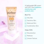 pūrlisse Perfect Glow BB Cream with SPF 30 - Matte Meets Dewy Finish - Enriched with Goji & Hawthorn Berry to Help Improve Skin Texture & Radiance - Light Medium (1.4 oz) - Image 3