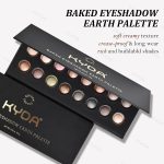 KYDA 16 Colors Baked Eyeshadow Earth Palette, Neutral Earthy Tones Baked Powder Palette with Matte Shimmer Finish, Rich Buildable Pigments, Soft Blendable Creamy Texture, Crease-proof - Image 3