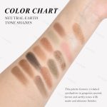 KYDA 16 Colors Baked Eyeshadow Earth Palette, Neutral Earthy Tones Baked Powder Palette with Matte Shimmer Finish, Rich Buildable Pigments, Soft Blendable Creamy Texture, Crease-proof - Image 4