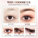 Eyeliner Pencil, Long Lasting Smudge-Proof Professional Eyeliner, Smooth and Easy to Apply, Effortlessly Create Any Look (Chocolate Color) - Image 3