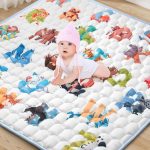 Baby Play Mat for Floor,Premium Baby Play Mat 50" X 50",Thick One-Piece Crawling, Odorless Floor Mat,Non-Slip Cushioned Baby Playmat for Infants,Babies,Toddlers.Foldable and Washable Baby Plaype - Image 5