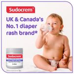 Sudocrem Diaper Rash Cream for Baby's Skin, Triple Action Diaper Rash Paste that Soothes, Treats and Protects, 15.29% Zinc Oxide Cream - 4.4oz (125g) - Image 3